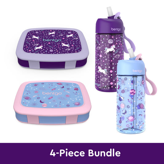 bentgo-kids-prints-lunch-boxes-and-water-bottles-v4 bentgo-lunch-box-bottle-bundle-unicorn-galaxy-1.jpg